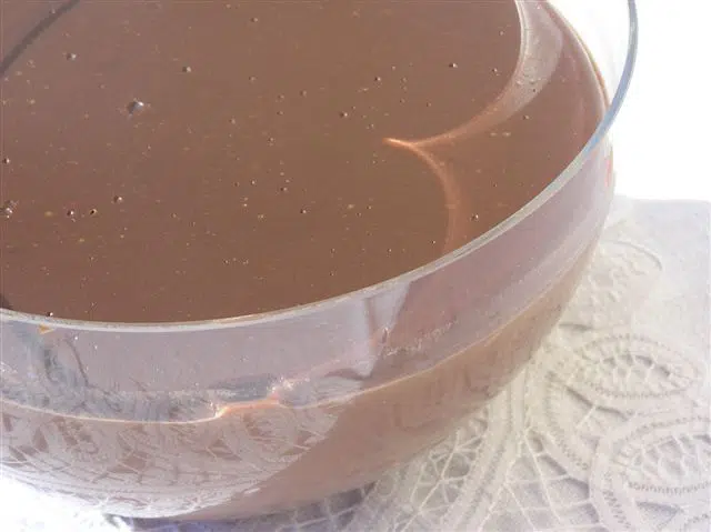 Budino al cioccolato